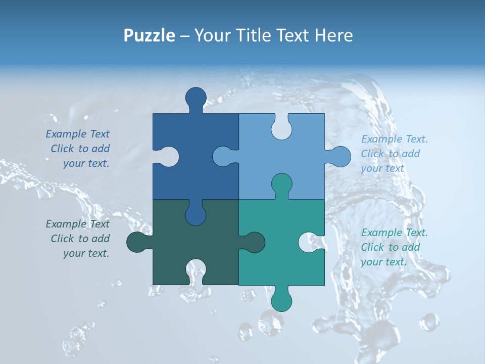 Water Abstract PowerPoint Template