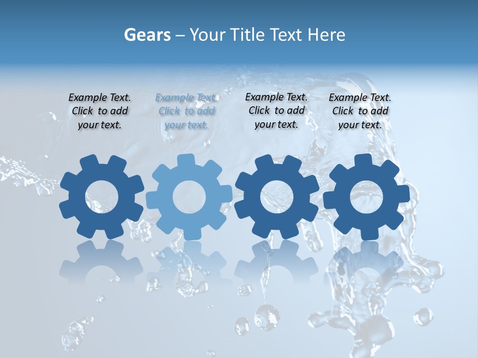 Water Abstract PowerPoint Template