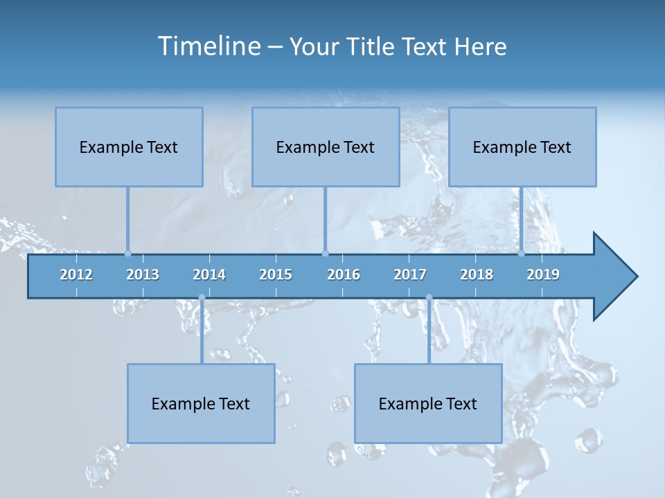 Water Abstract PowerPoint Template