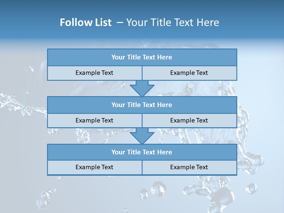 Water Abstract PowerPoint Template