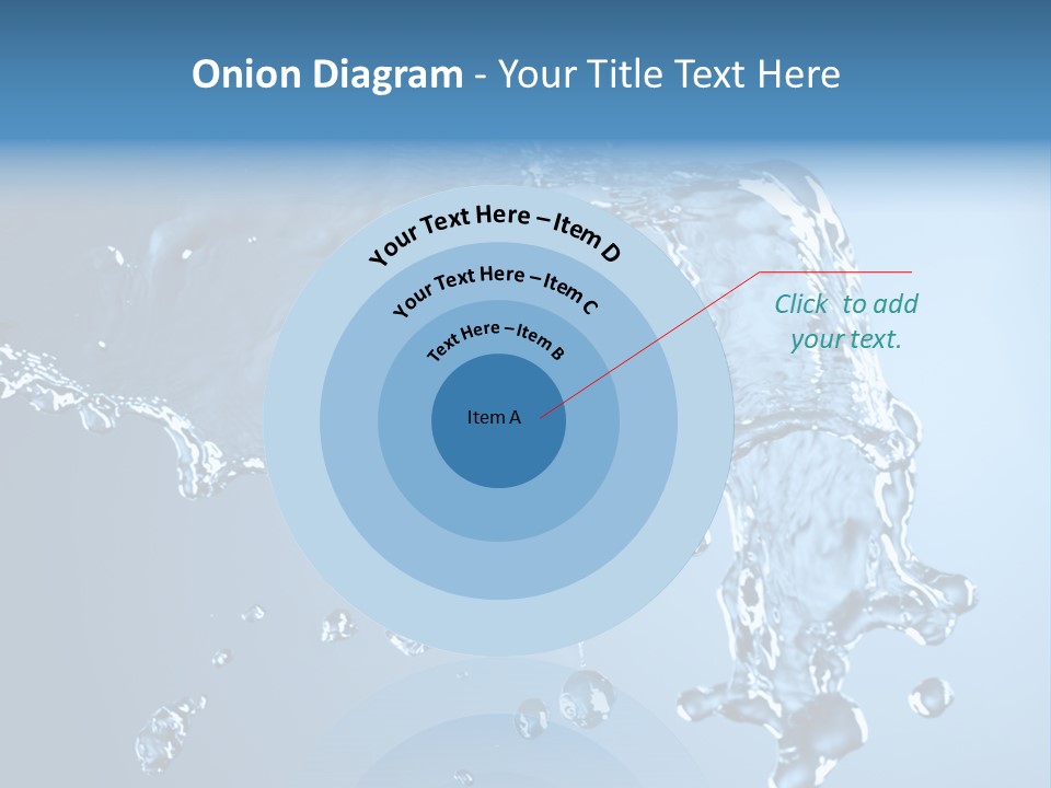 Water Abstract PowerPoint Template