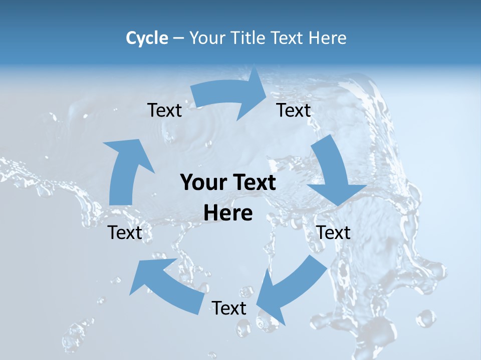 Water Abstract PowerPoint Template