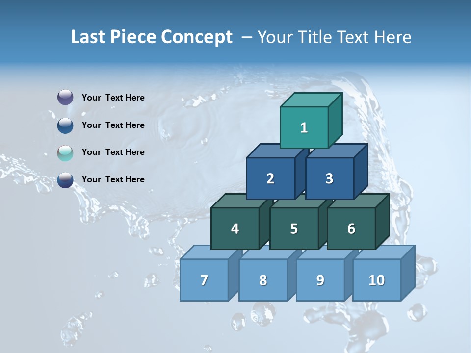 Water Abstract PowerPoint Template
