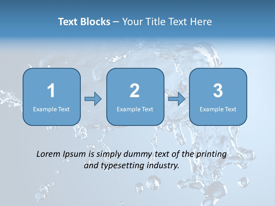 Water Abstract PowerPoint Template