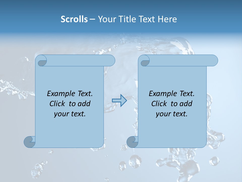 Water Abstract PowerPoint Template