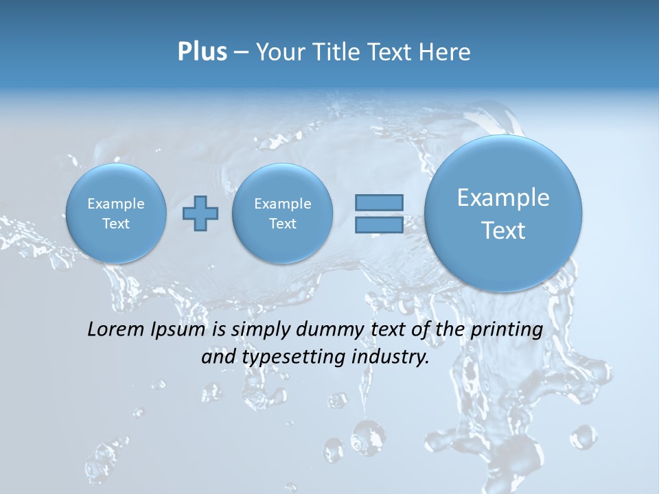Water Abstract PowerPoint Template