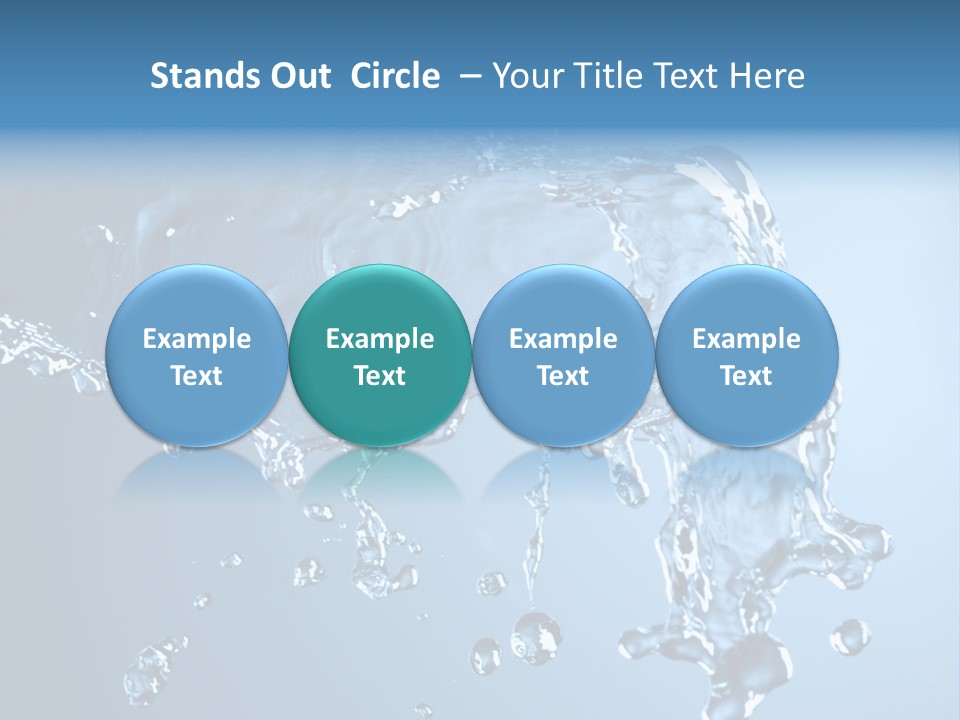 Water Abstract PowerPoint Template