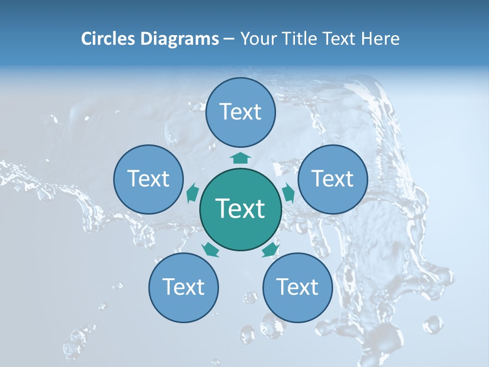 Water Abstract PowerPoint Template