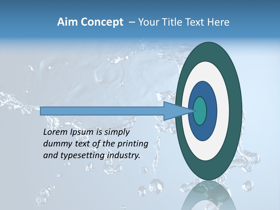 Water Abstract PowerPoint Template