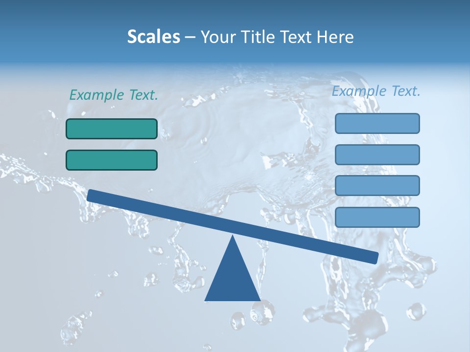 Water Abstract PowerPoint Template