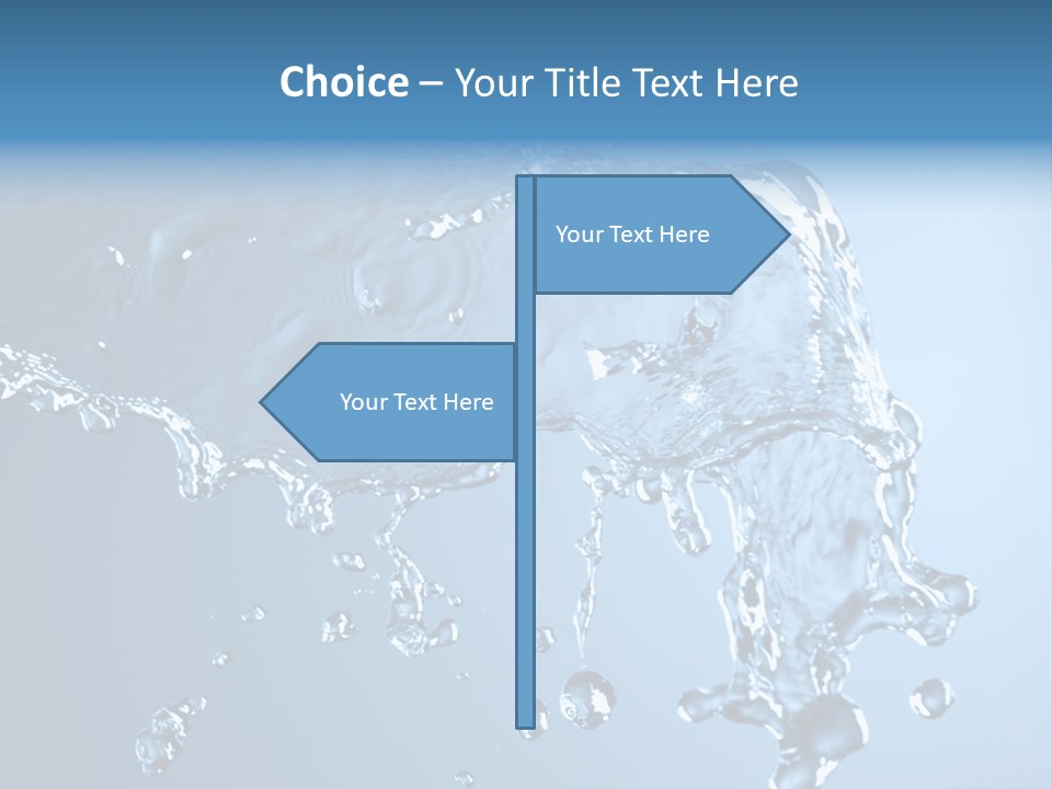 Water Abstract PowerPoint Template