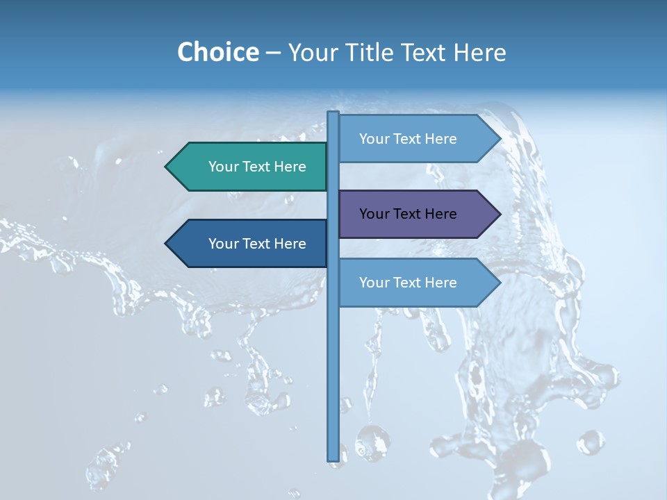 Water Abstract PowerPoint Template