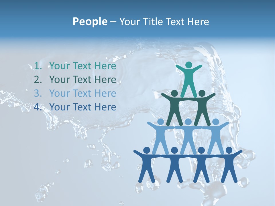 Water Abstract PowerPoint Template