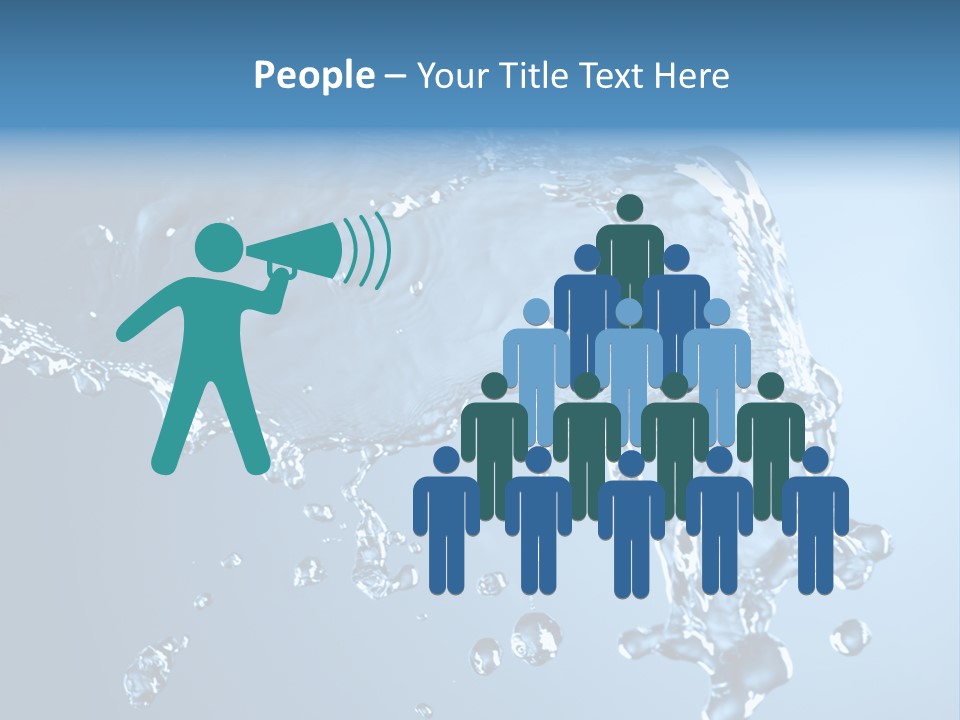 Water Abstract PowerPoint Template