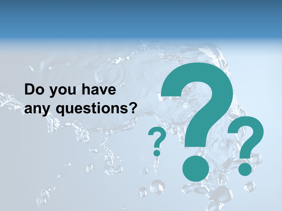 Water Abstract PowerPoint Template