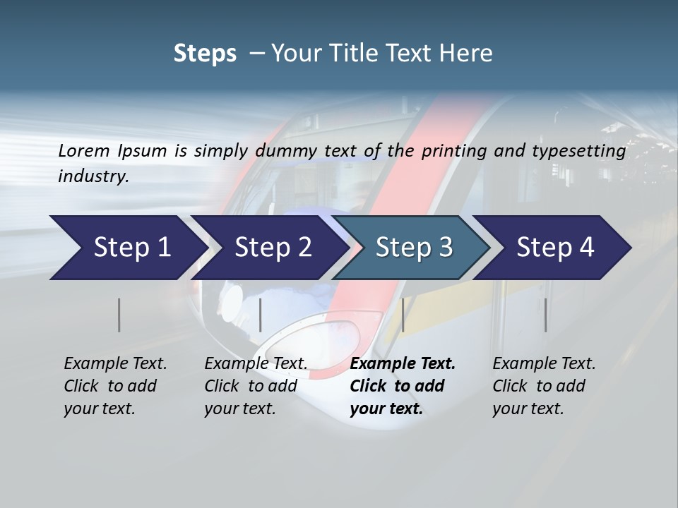 Mode Of Transport PowerPoint Template