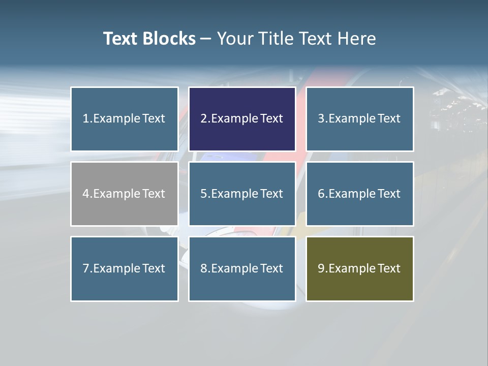 Mode Of Transport PowerPoint Template