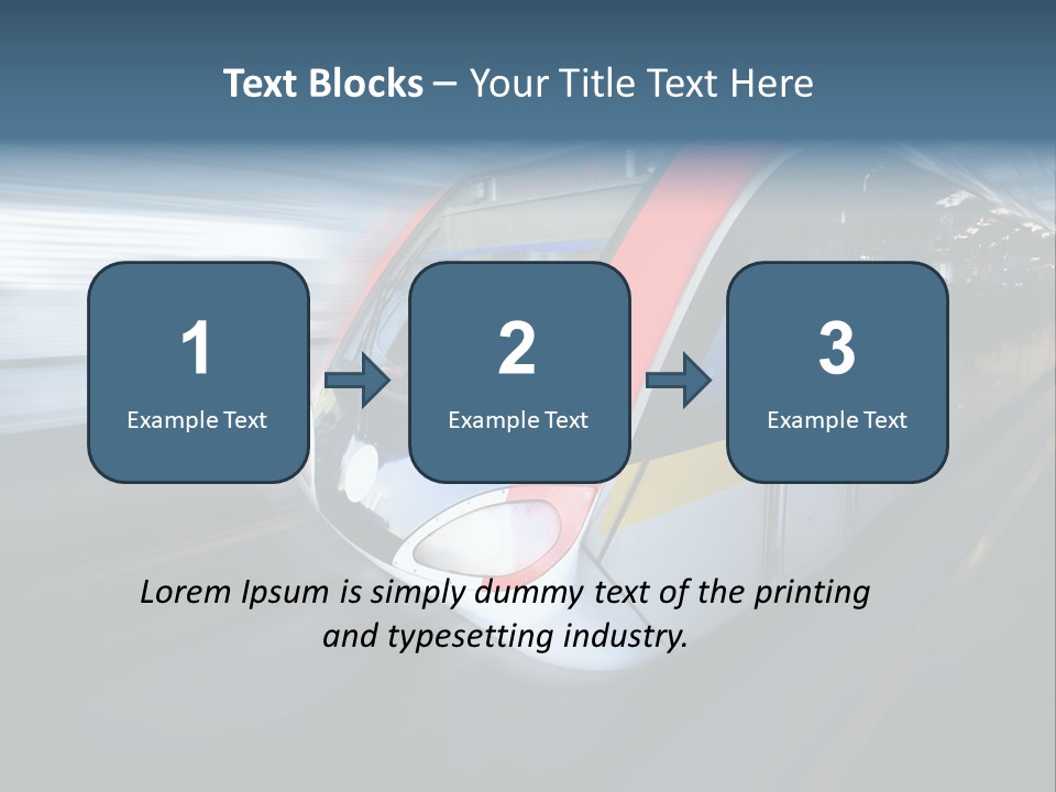 Mode Of Transport PowerPoint Template
