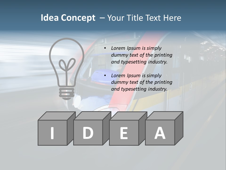 Mode Of Transport PowerPoint Template