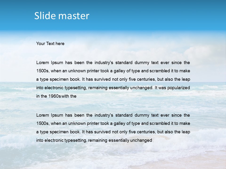Cloudy Sky PowerPoint Template