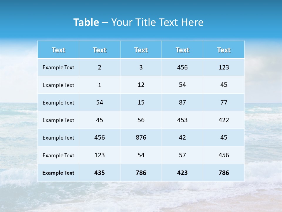 Cloudy Sky PowerPoint Template