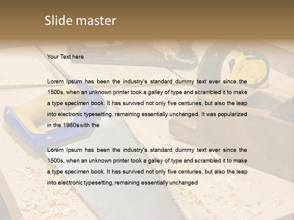 Wrench Contractor Mechanic PowerPoint Template