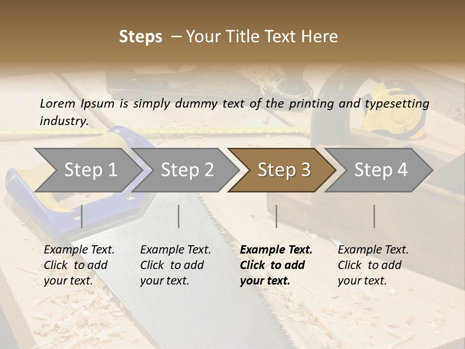 Wrench Contractor Mechanic PowerPoint Template