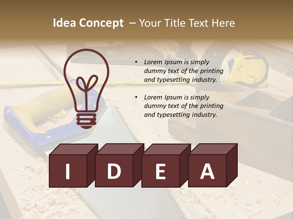 Wrench Contractor Mechanic PowerPoint Template