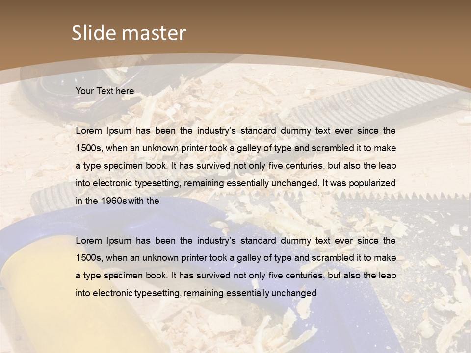 Hardware Tool Equipment PowerPoint Template