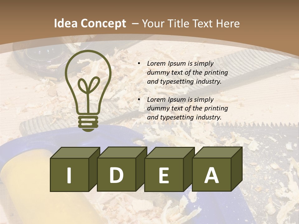 Hardware Tool Equipment PowerPoint Template