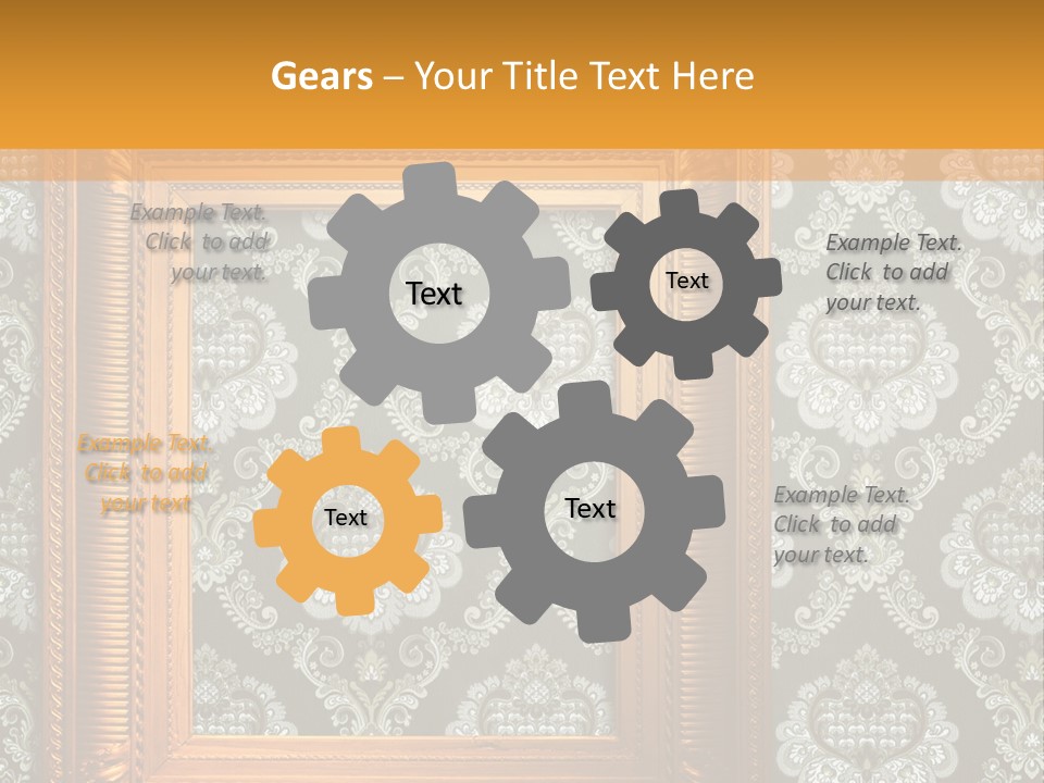 Old Frames PowerPoint Template