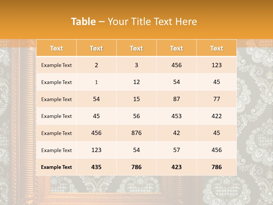 Old Frames PowerPoint Template