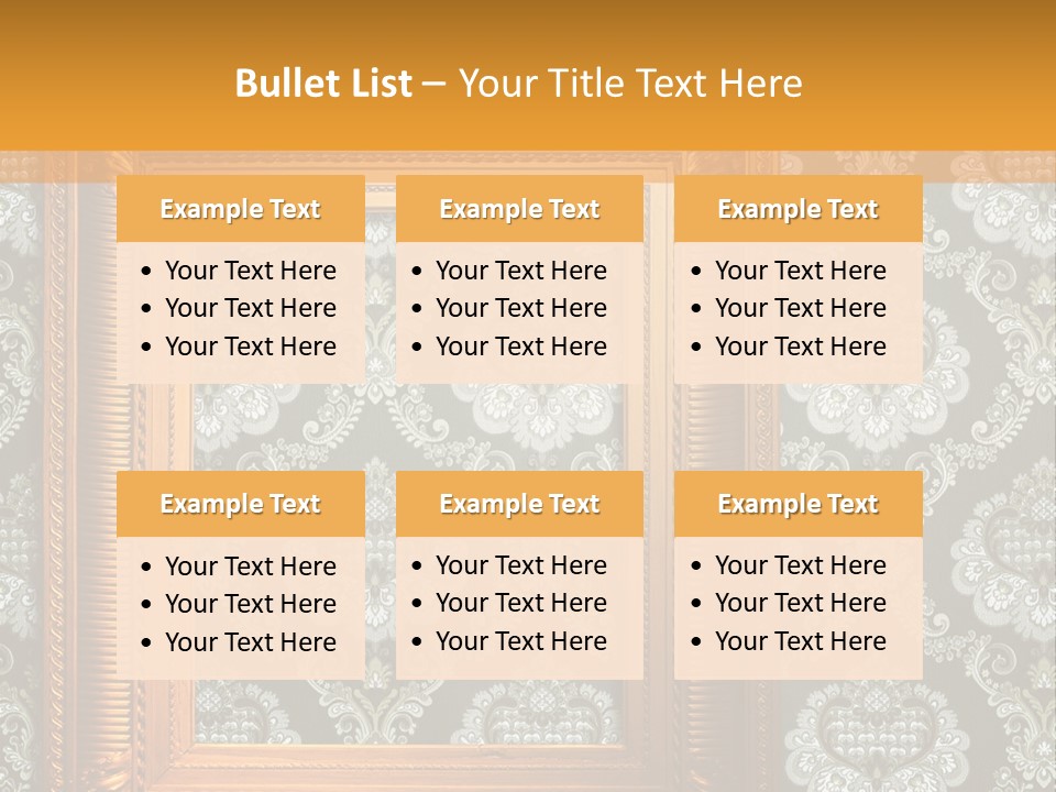 Old Frames PowerPoint Template