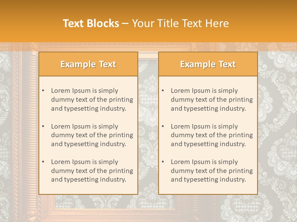 Old Frames PowerPoint Template