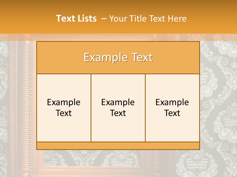 Old Frames PowerPoint Template