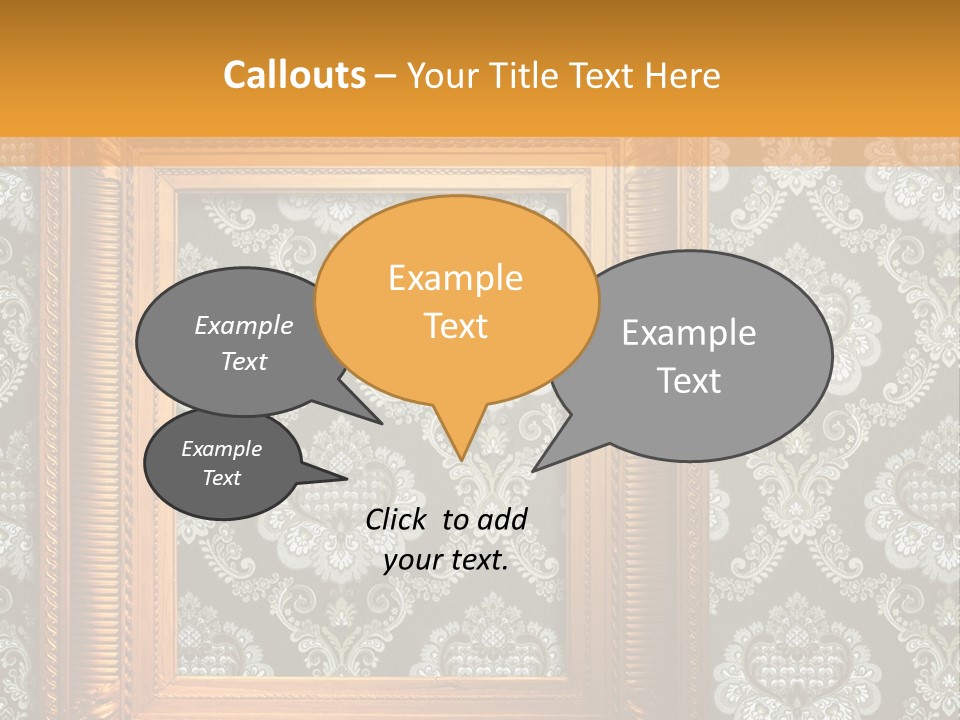 Old Frames PowerPoint Template