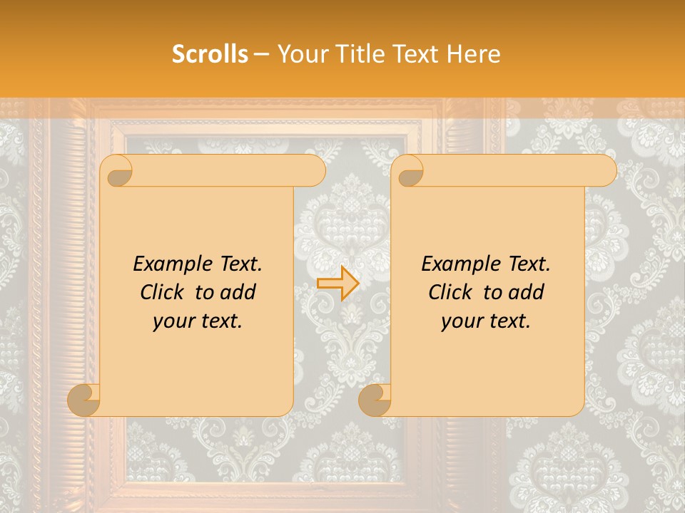 Old Frames PowerPoint Template