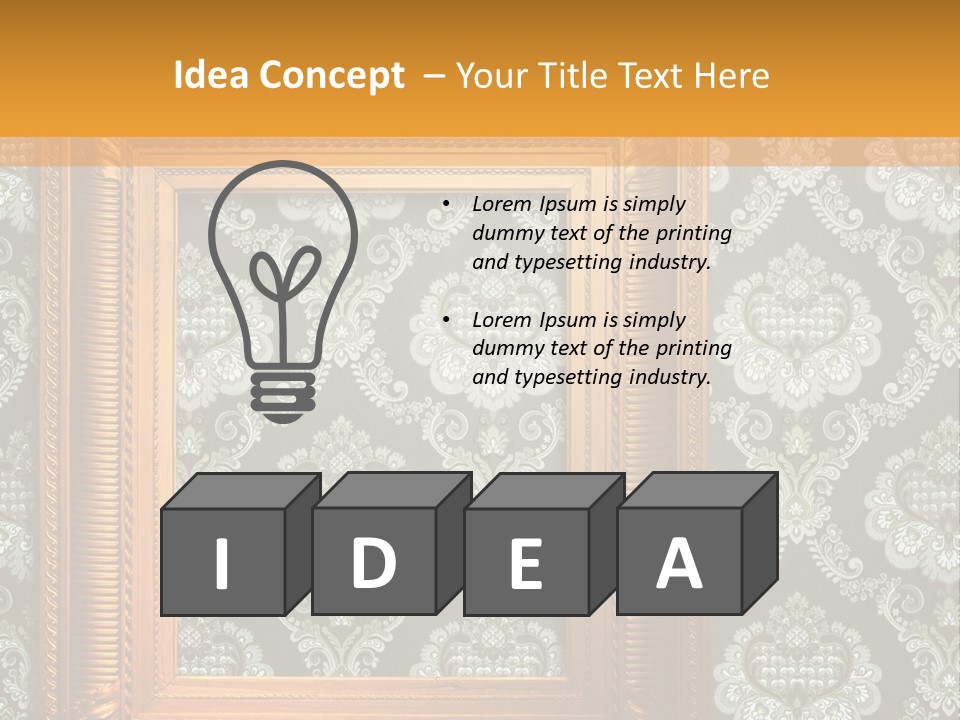 Old Frames PowerPoint Template