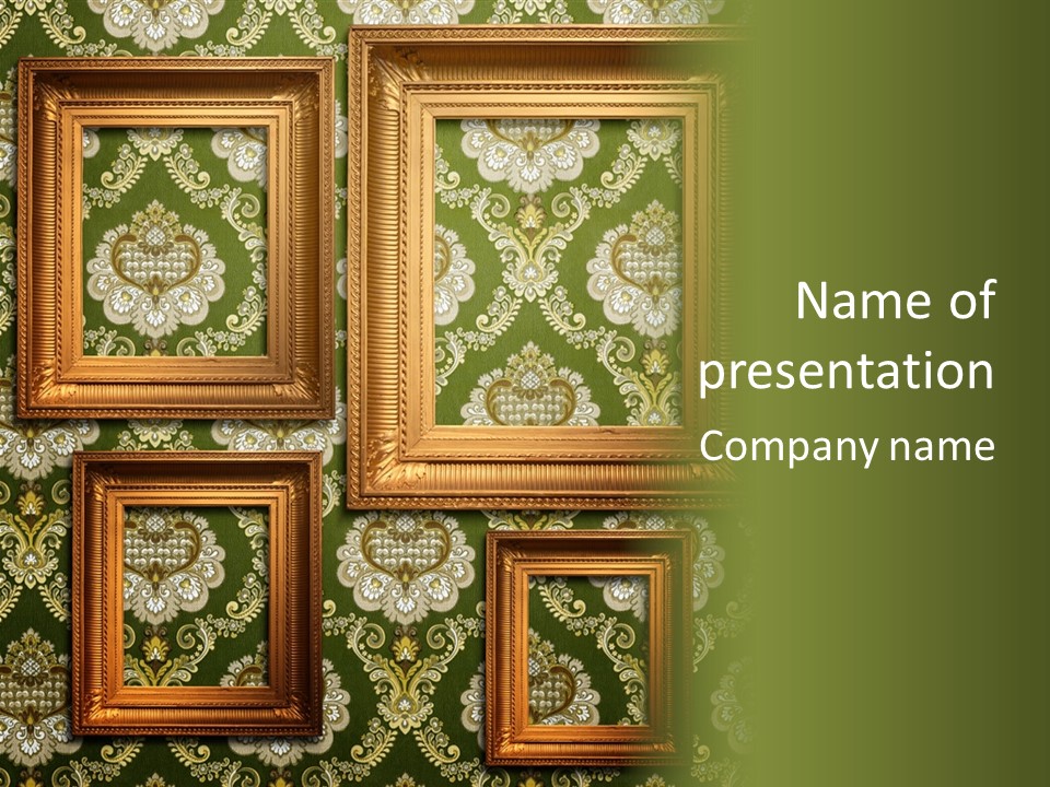 Old Frames For Photoshop PowerPoint Template