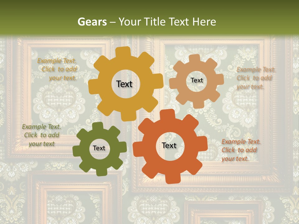 Old Frames For Photoshop PowerPoint Template