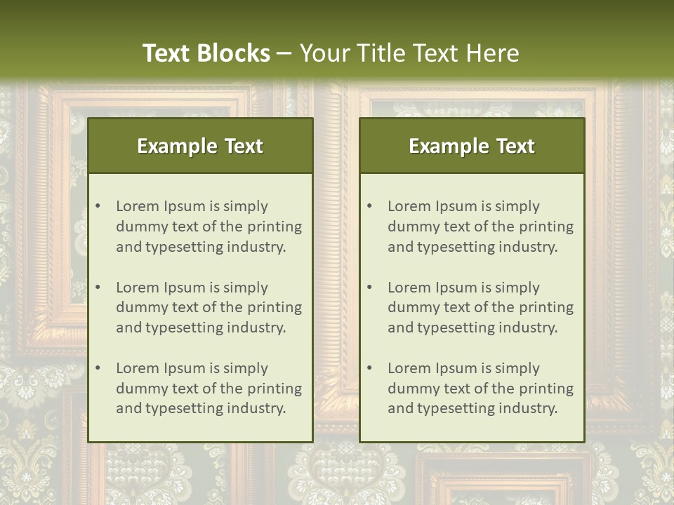 Old Frames For Photoshop PowerPoint Template