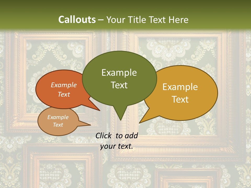 Old Frames For Photoshop PowerPoint Template