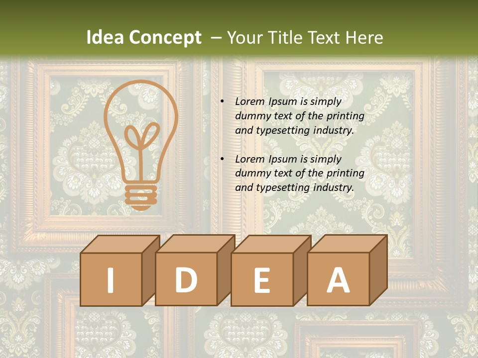 Old Frames For Photoshop PowerPoint Template