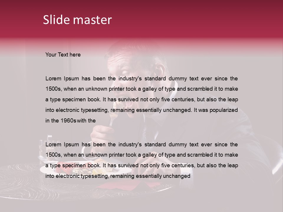 Healthy Muscle Human PowerPoint Template