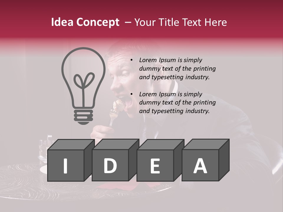 Healthy Muscle Human PowerPoint Template