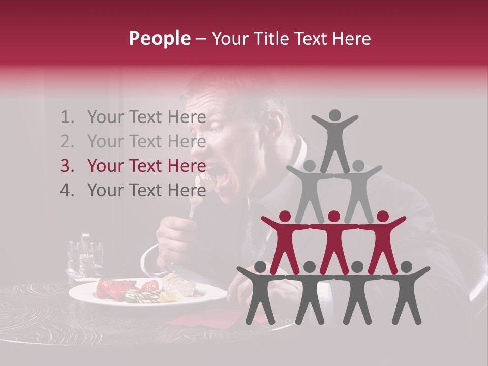 Healthy Muscle Human PowerPoint Template