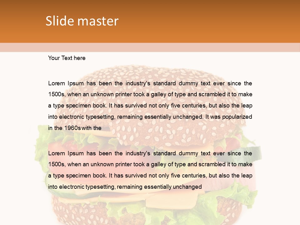 Sandwich PowerPoint Template