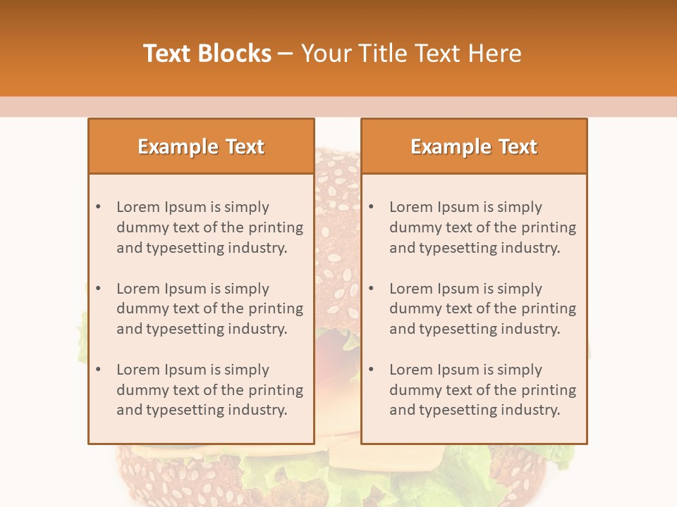 Sandwich PowerPoint Template