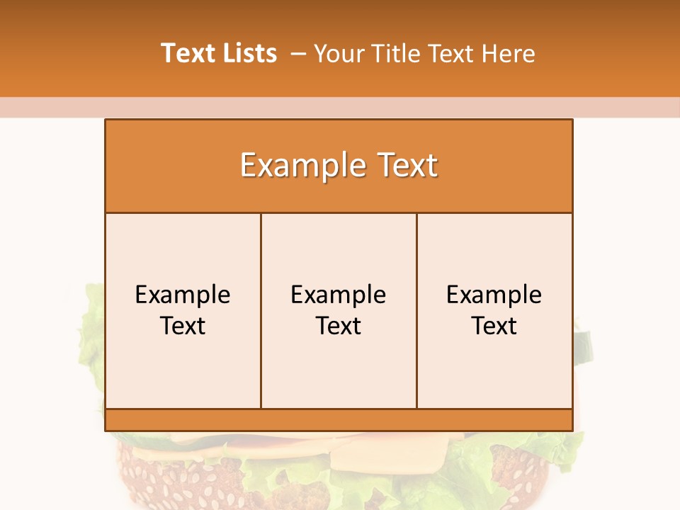 Sandwich PowerPoint Template