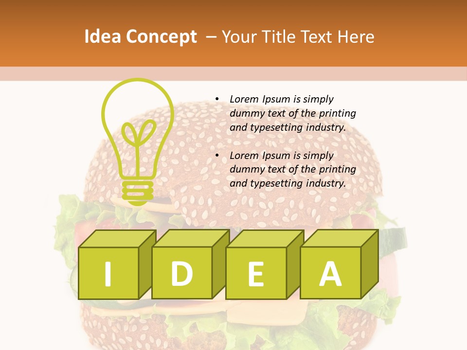 Sandwich PowerPoint Template